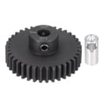 thumbnail image 1 of Uxcell 32P 37T Pinion Gear Set with Adapter Shaft, 1 1/4" x 1 1/4" Motor Gears, 1 of 6