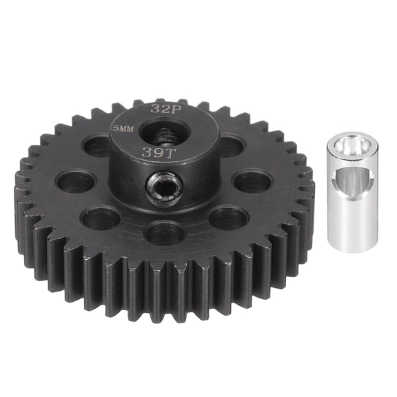 Uxcell 32P 39T Pinion Gear Set with Adapter Shaft, 1 1/4" x 1 1/4" Motor Gears