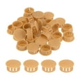 thumbnail image 1 of Uxcell 32Pcs Plastic Hole Plugs, Flush Type Panel Hole Plugs Insert End Caps for Locking Hole Furniture Cabinet 22mm Orange, 1 of 6