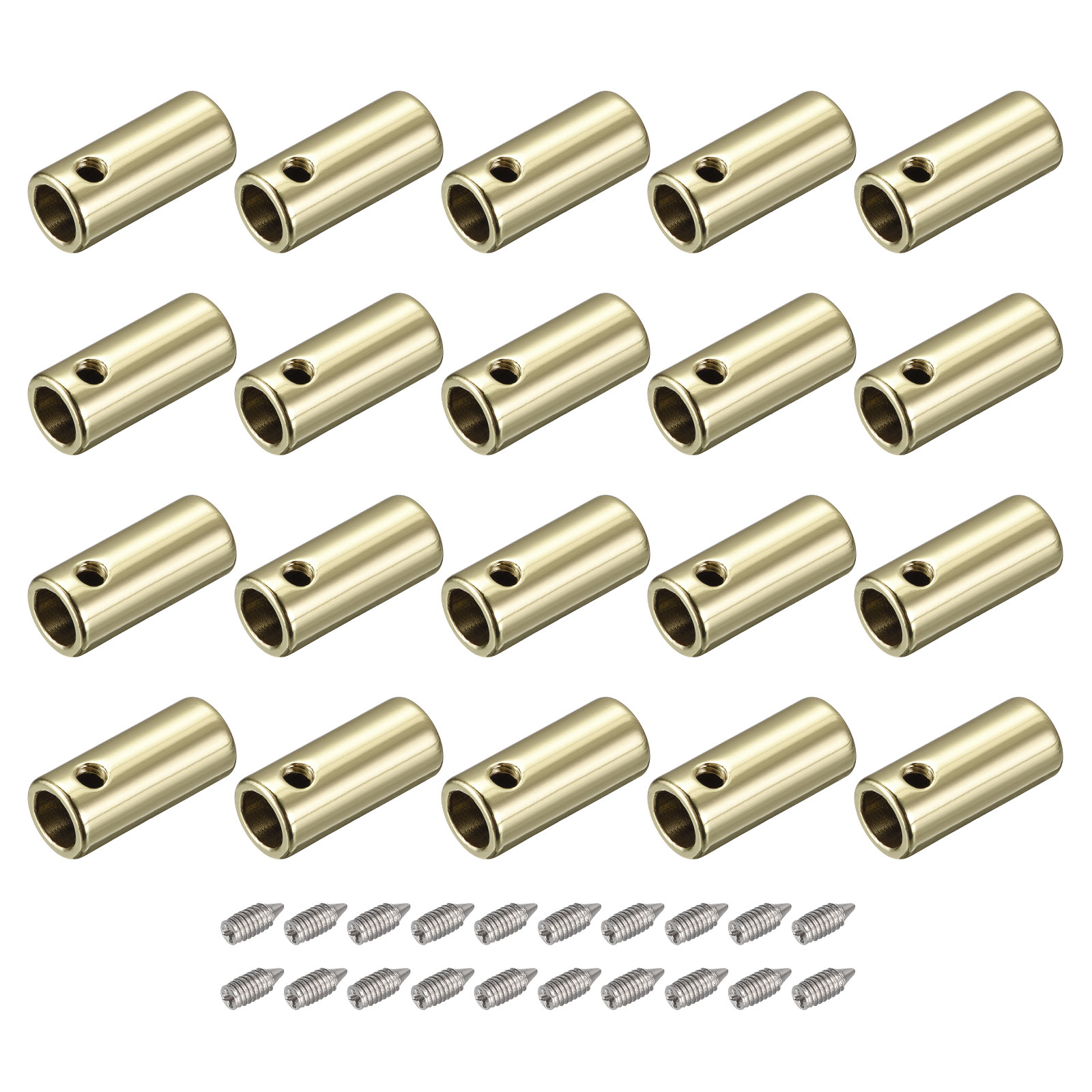 330 Tips Uxcell 32Pack 4.5mm Metal Shoelace Tips Screws Shoelace End Tip Cords ...