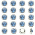 thumbnail image 1 of Uxcell 32Pcs Rhinestone Buttons, Flatback Sew on Rhinestones for Crafts, Light Blue, 1 of 6