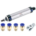 thumbnail image 1 of Uxcell 32mm Bore 100mm Stroke Pneumatic Air Cylinder with Y Connector and 4Pcs Quick Fitting Set, 1 of 6