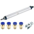 thumbnail image 1 of Uxcell 32mm Bore 250mm Stroke Pneumatic Air Cylinder with Y Connector and 4Pcs Quick Fitting Set, 1 of 6