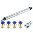 thumbnail image 1 of Uxcell 32mm Bore 300mm Stroke Pneumatic Air Cylinder with Y Connector and 4Pcs Quick Fitting Set, 1 of 6