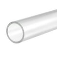 thumbnail image 1 of Uxcell Rigid Round Pipe High Transparency for Water Pipe,Crafts,Display Racks 33.5mmx40mm, 1 of 6