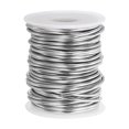 thumbnail image 1 of Uxcell 33 Feet Aluminum Craft Wire 3.0mm/9 Gauge Anodized Bendable Sculpting Aluminum Wire Silver, 1 of 6