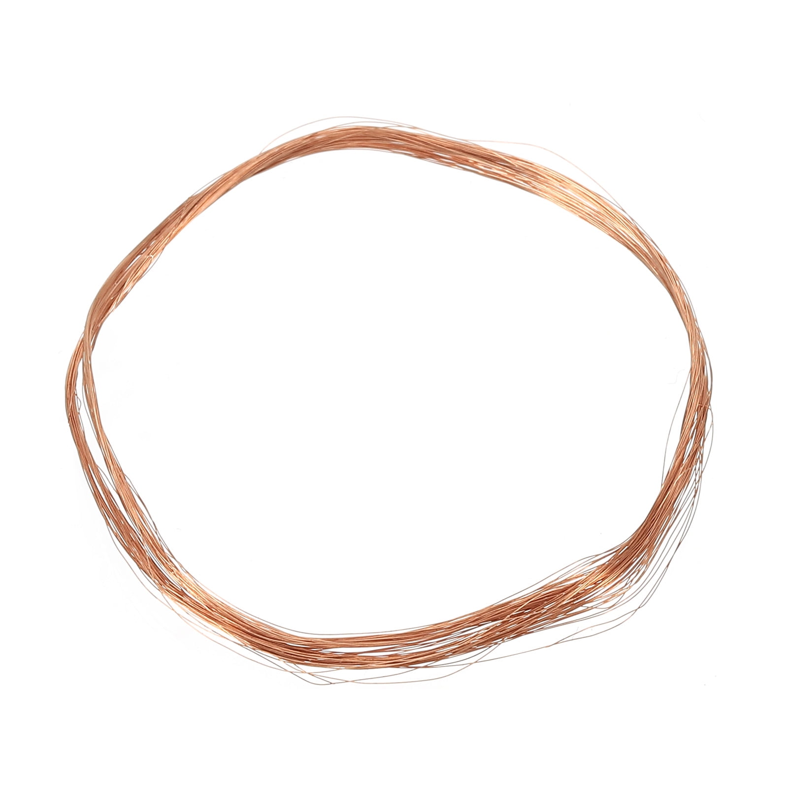 Uxcell 33 Feet Solid Bare Copper Wire 44 Gauge 99.9% Pure Copper Wire 0.05mm Dia Soft Beading Wire for Garden Branches