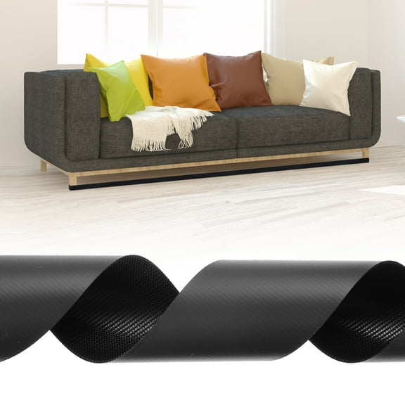 Uxcell 33 Feet x 2 Inch Under Couch Blocker, Nylon Under Furniture Blocker, Adjustable Gap Strap Barrier Prevent Things from Going Under Sofa Bed