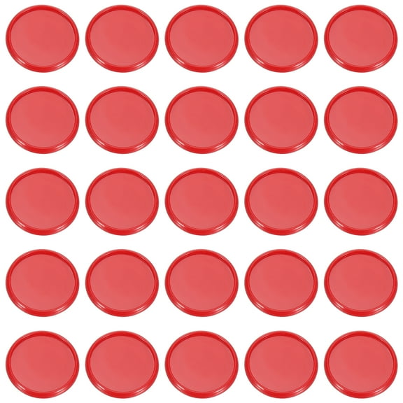Uxcell 33 Pcs Discbound Expansion Discs, Red Round Shape, 1-1/2" OD and 0.2" Thick