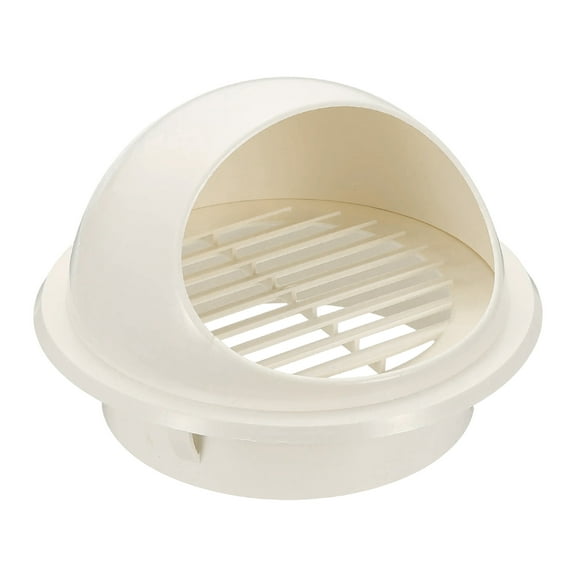 Uxcell 33Pcs Drain Pipe Vent Cap, 2 Inch Vent Pipe End Cap Cover Roof Air Vent Grille Round Chimney Cap Air Vent Covers for HVAC Drain Filter Ventilation Fireplace Exhaust, White