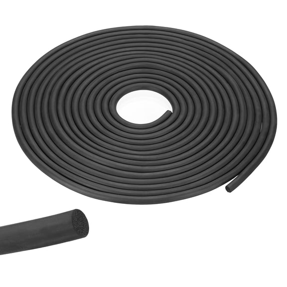 Uxcell 33 ft Backer Rod, 3/8 Inch Diameter EPDM Foam Backer Rod Caulk Saver, Weather Strip Seal for Sealing Concrete Gaps, Expansion Joints, Crack Filling, Doors, Windows, Black