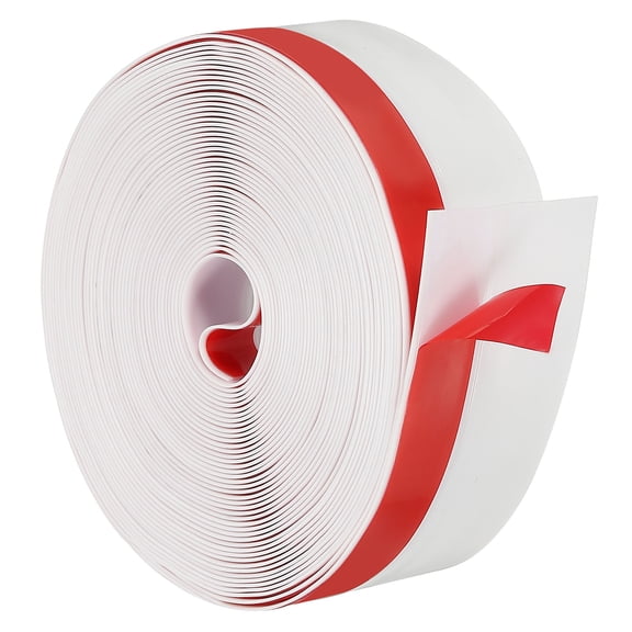 Uxcell 33 ft x 1-3/4" Width Self Adhesive Silicone Seal Strip, White