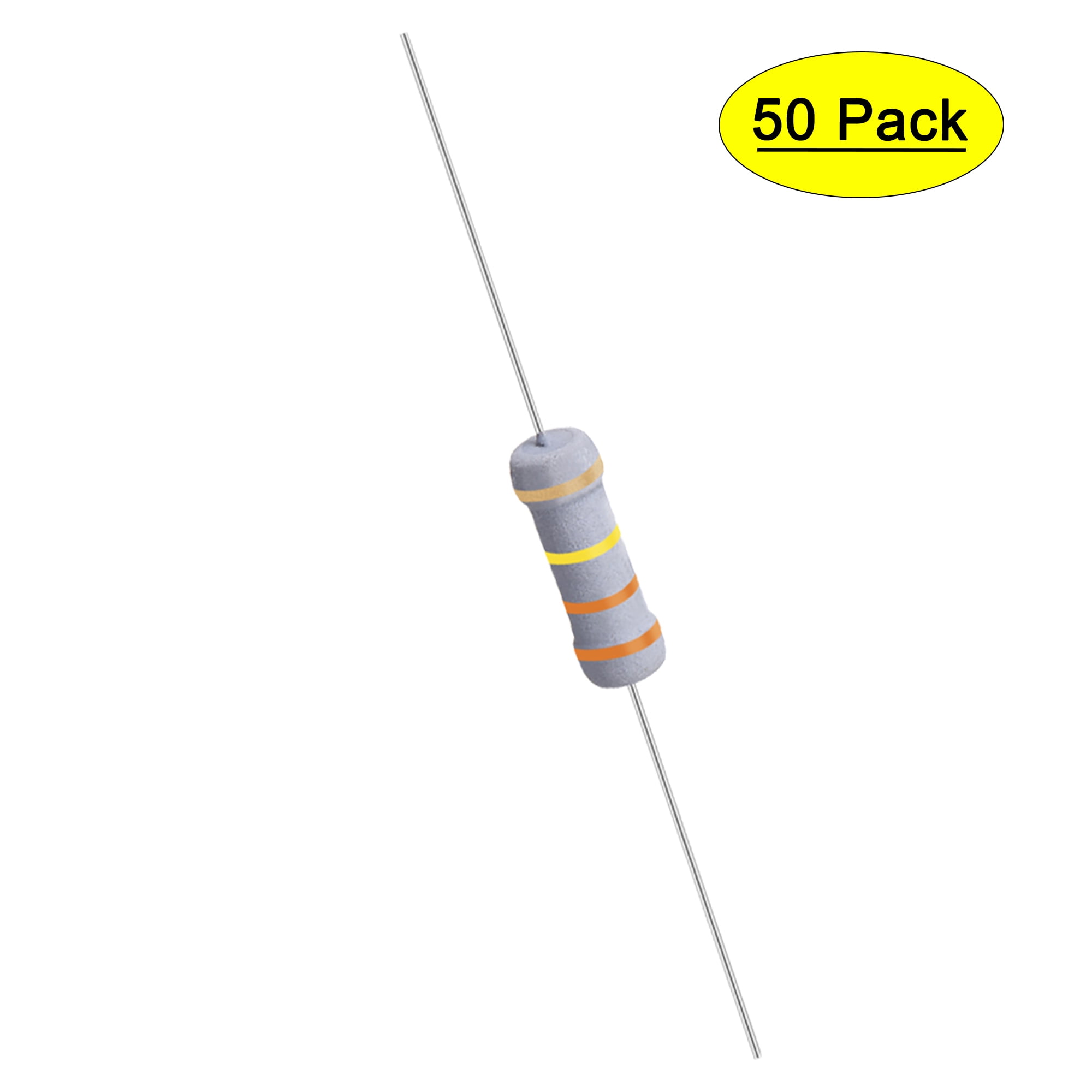 100 Stück POPESQ® 330K Ohm Widerstand 0,6W – Metallfilm 1%, Auch Für 0,25W/0,5W Geeignet