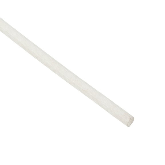 Uxcell 33Ft-4mm High TEMP Silicone Fiberglass Sleeve Insulation Cable Protectors White