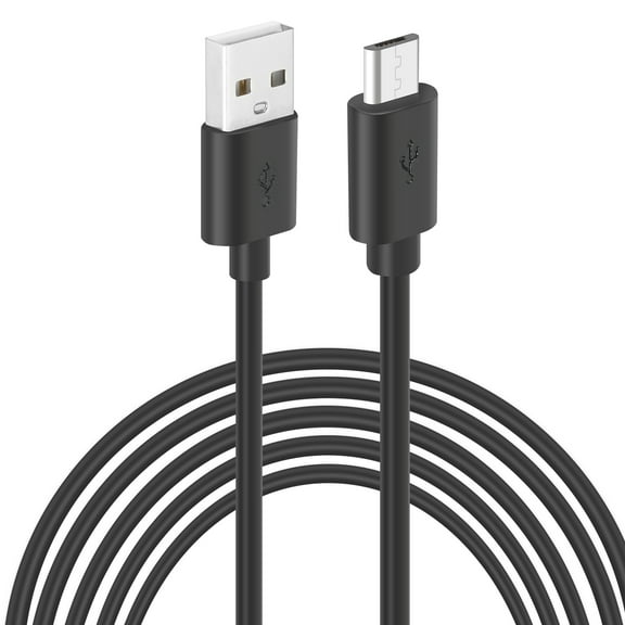 Uxcell 33Ft USB to Micro USB Power Extension Cable, Long Charging Cord, Black