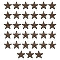 thumbnail image 1 of Uxcell 33Pcs Star Patches Iron on Patches Sew Embroidered Brown 1.5 inch, 1 of 6