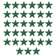 thumbnail image 1 of Uxcell 33Pcs Star Patches Iron on Patches Sew Embroidered Deep Green 1.5 inch, 1 of 6