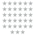 thumbnail image 1 of Uxcell 33Pcs Star Patches Iron on Patches Sew Embroidered Silver 1.1 inch, 1 of 6