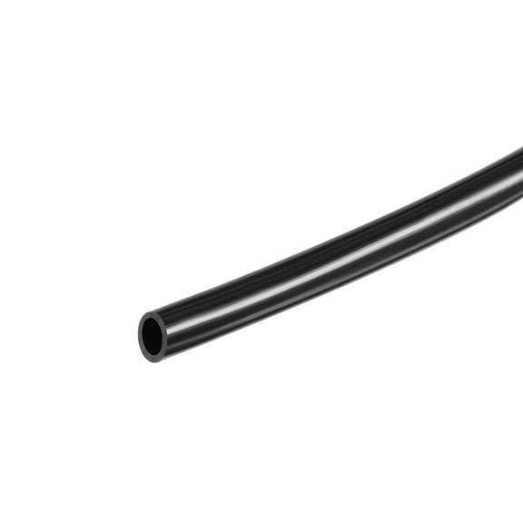 Uxcell 33ft PVC Vinyl Tubing 1/8"(3mm) ID 4mm OD Black Flexible Water Hose