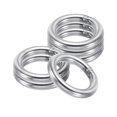 thumbnail image 1 of Uxcell 33mm Metal O Rings, 6 Pack 304 Stainless Steel Round Rings for Hardware Bags, 1 of 6