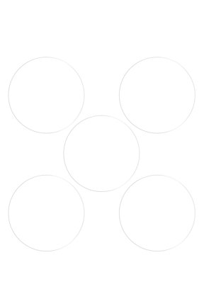 33mm Soft TPU Anti Scratch HD Clear Round Watch Glass Screen Protectors 5 Pack