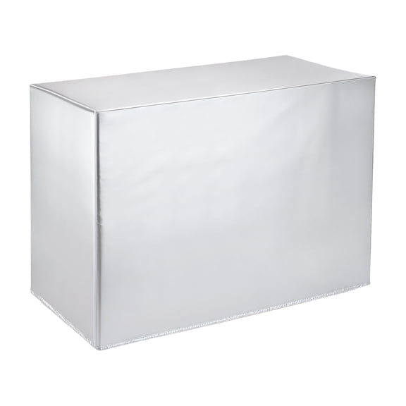 Uxcell 34 x 14 x 24 Inch Air Conditioner Cover, Coated Polyester Waterproof Dustproof Outdoor AC Outside Unit Cover Condenser Protector for Outdoor AC Unit, Silver