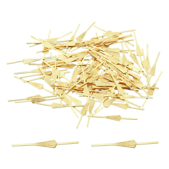 Uxcell 34mm/1.34'' Copper Chandelier Bowtie Clips Chandelier Connector Clips, 100Pcs, Golden