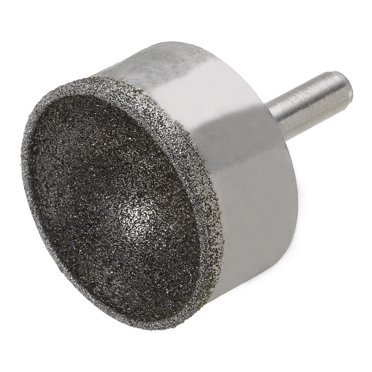 ILOVETOOL 80 Grit Diamond Mounted Point, Spherical Concave Head, 6-50mm, Grinding Bit