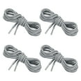 thumbnail image 1 of Uxcell 35.4 x 5/32 Inch Dual Colored Round Boot Laces Shoelaces, White Gray 4 Pairs, 1 of 6