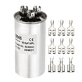 thumbnail image 1 of Uxcell 35+5uf 35/5MDF 370/440Fan Start Capacitor, CBB65 Circular Dual Run Capacitor with Connecting Terminal, 1 of 5