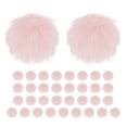 thumbnail image 1 of Uxcell 35-Pack Faux Fur Pom Poms, 1.2 Inch/ 3 cm Soft Fluffy PomPoms Balls Faux Rabbit Fur with Elastic Loop for DIY[Pink], 1 of 7