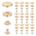 thumbnail image 1 of Uxcell 35 Sets Stainless Steel Fastener Snap Press Stud Button, 20mm Metal Snap Button Kit, Heavy Duty Button Press Stud Cap for Clothes Bag Leather Boat Canvas DIY Crafts, Silver, 1 of 6