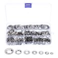 thumbnail image 1 of Uxcell 350 Pcs Internal Tooth Washers Set, 7 Sizes M3/M4/M5/M6/M8/M10/M12 Quick Star Locking Washers, 304 Stainless Steel, 1 of 6