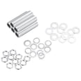thumbnail image 1 of Uxcell 35Pcs 0.6" Lamp Pipe Kit with Nuts Washers 1/8IP Thread Fasteners Assortment for Chandelier Ceiling Light Repair Assembly DIY Hardware, 1 of 6