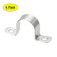 thumbnail image 1 of Uxcell 35mm(1.4") 304 Stainless Steel 2 Holes Rigid Pipe Strap Tension Tube Clamp 4 Pack, 1 of 5