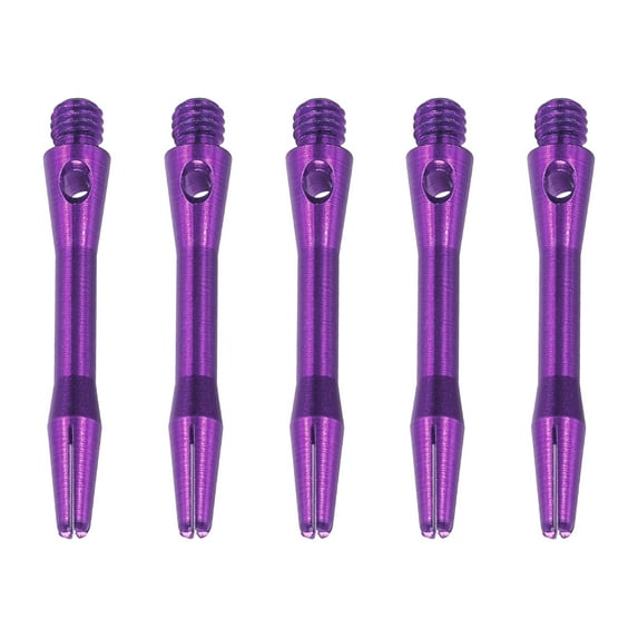 Uxcell Aluminum Dart Shafts 15 Pack Medium 2BA Thread Dart Stems Purple 35mm