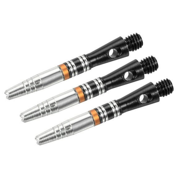 Uxcell 35mm Dart Shafts, 2BA Thread Aluminum Dart Stems - 3 Pack Black 35mm