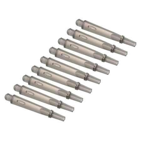 Uxcell 35mm Dart Shafts, 2BA Thread Plastic Dart Stems - 9 Pack (Black)