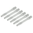 thumbnail image 1 of Uxcell 35mm Dart Shafts, Medium 2BA Thread Aluminum Dart Stems - 6 Pack (Silver Tone), 1 of 5