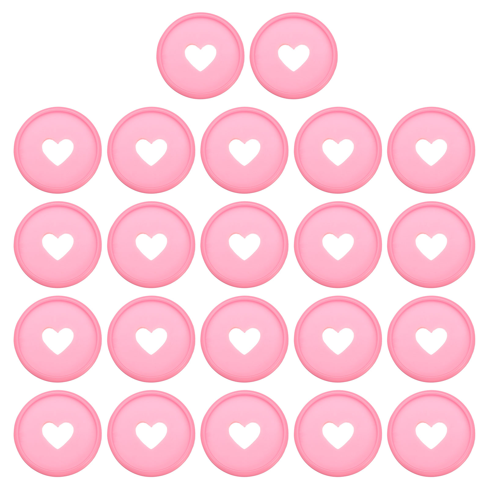 Uxcell 35mm Plastic Book Binding Discs Discbound Expansion Discs Heart ...