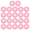 thumbnail image 1 of Uxcell 35mm Plastic Book Binding Discs Discbound Expansion Discs Heart Binder Rings, Pink 22 Pack, 1 of 6