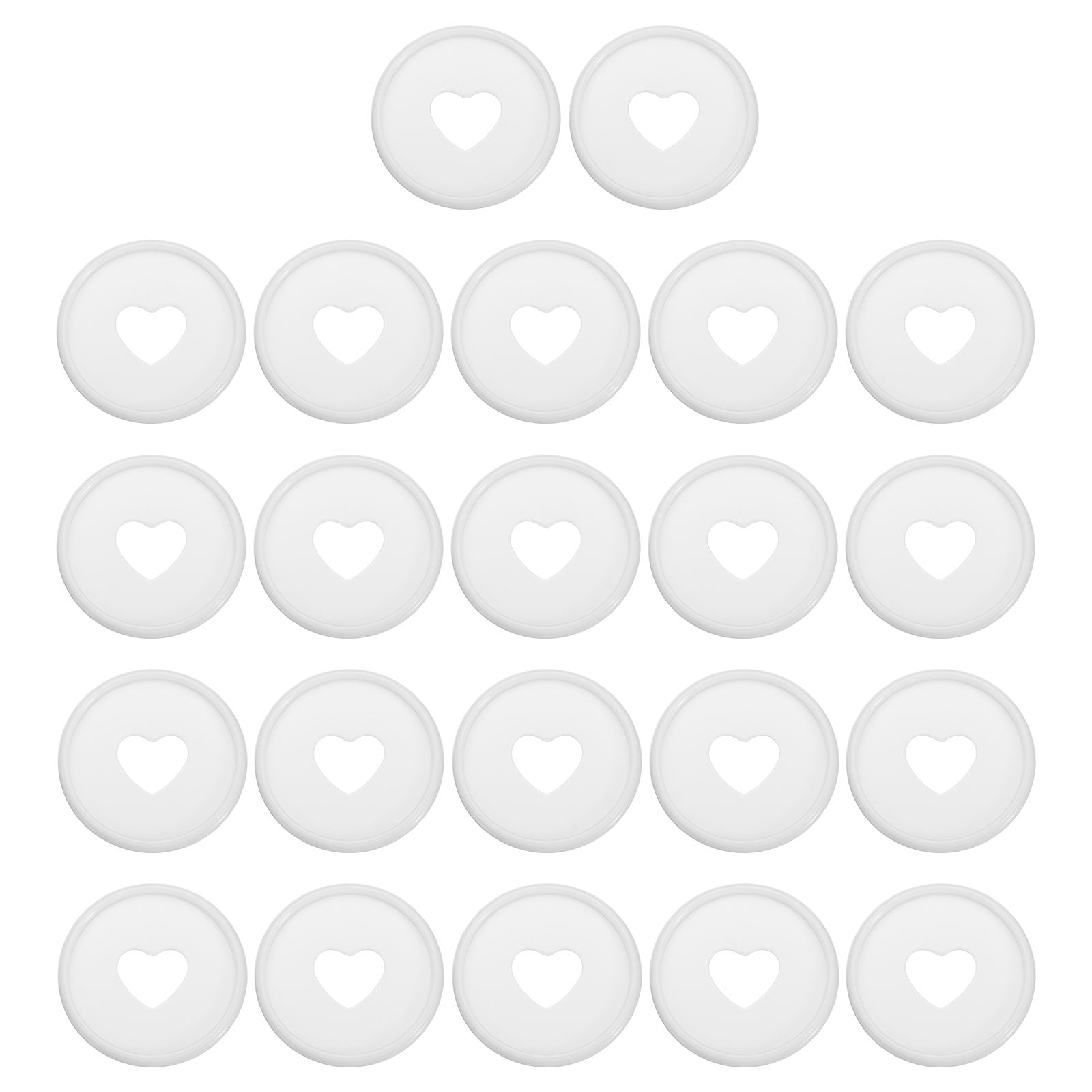 Uxcell 35mm Plastic Book Binding Discs Discbound Expansion Discs Heart ...