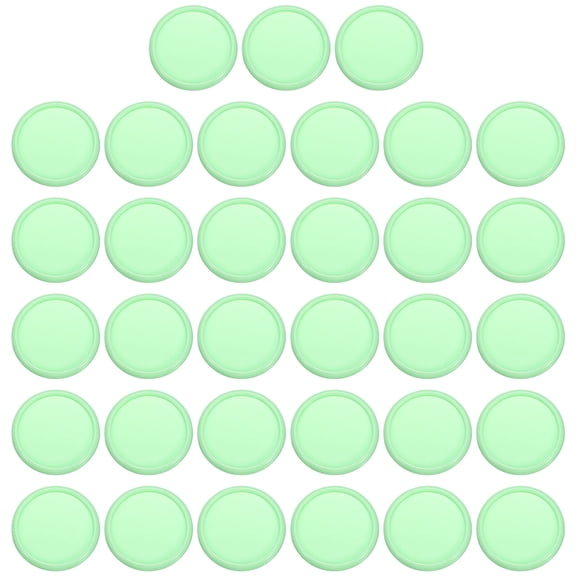 Uxcell 35mm Plastic Book Binding Discs Discbound Expansion Discs Round Binder Rings, Green 33 Pack