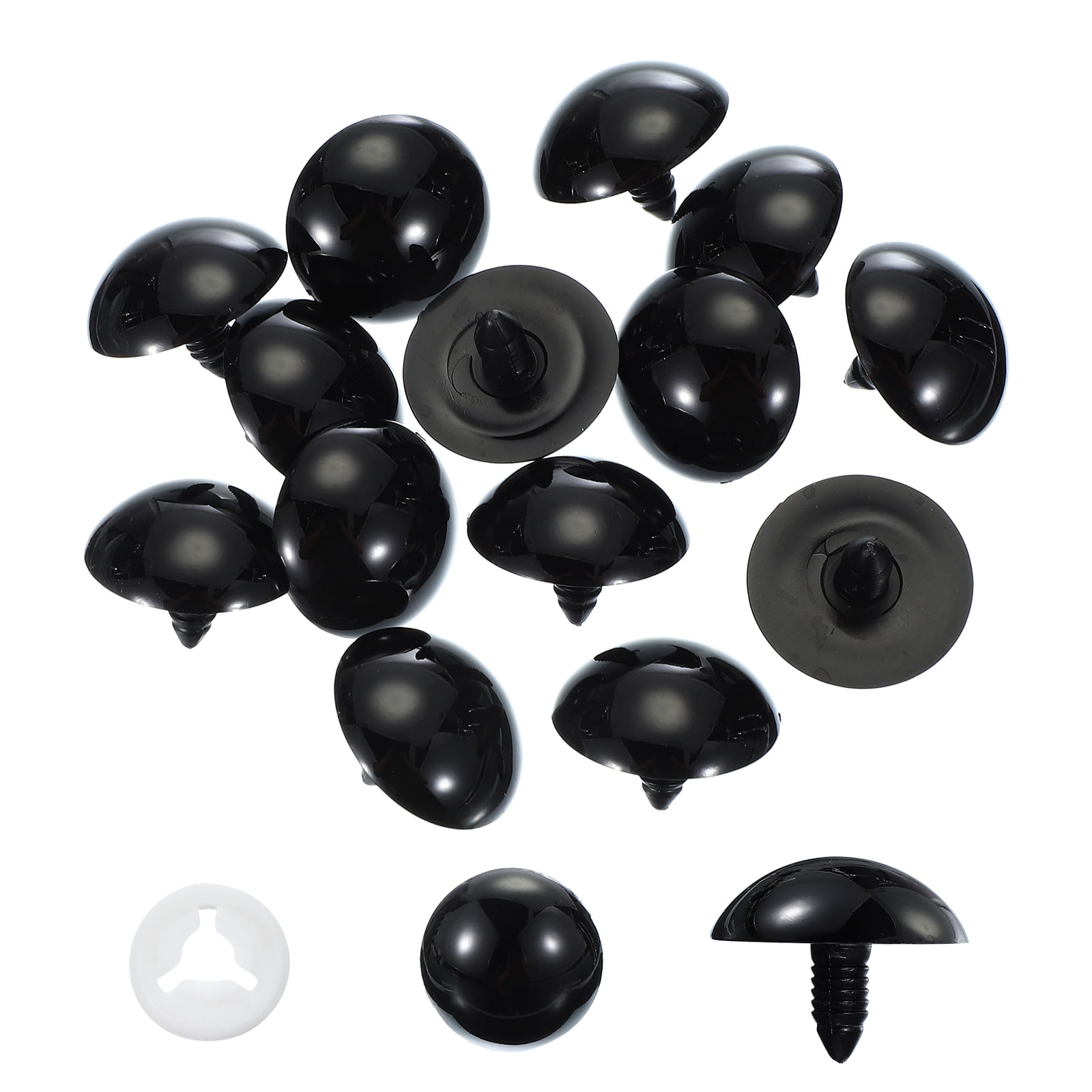 Uxcell 35mm Safety Eyes, 40 Pcs Plastic Craft Eyes with Protective Film