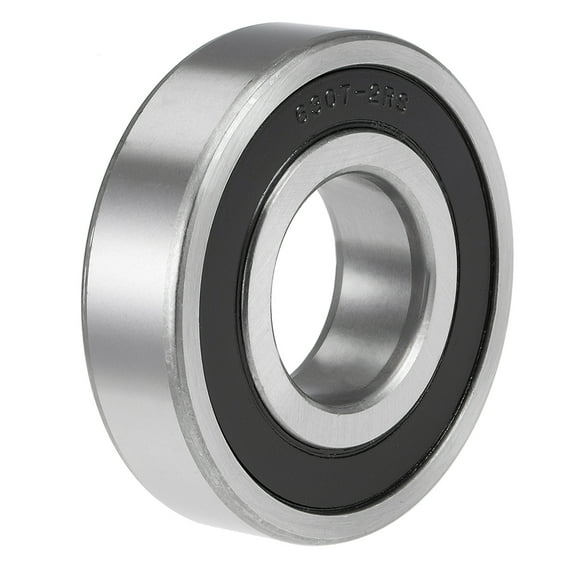 Uxcell 35mmx80mmx21mm 6307-2RS Double Sealed P6 Ball Bearings Chrome Steel