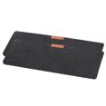 thumbnail image 1 of Uxcell 35x13" Desk Mat Protector, 2 Pack Dual Side Soft Smooth Mouse Pad Writing Mat, Dark Gray, 1 of 6