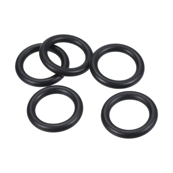 Uxcell 35x25x5mm Nitrile Rubber O Rings Metric Sealing Gasket, Black 20 Pack