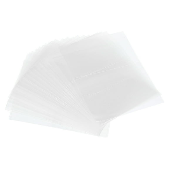 Uxcell 35x30mm 0.59 to 0.83 In Dia Perforated Heat Shrink Wrap Bands Clear 250 Pack