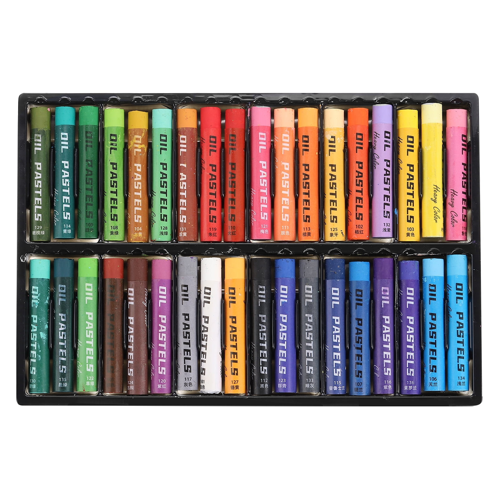 Uxcell 36 Colors Oil Pastels, 36 Color Soft Oil Crayons Creamy