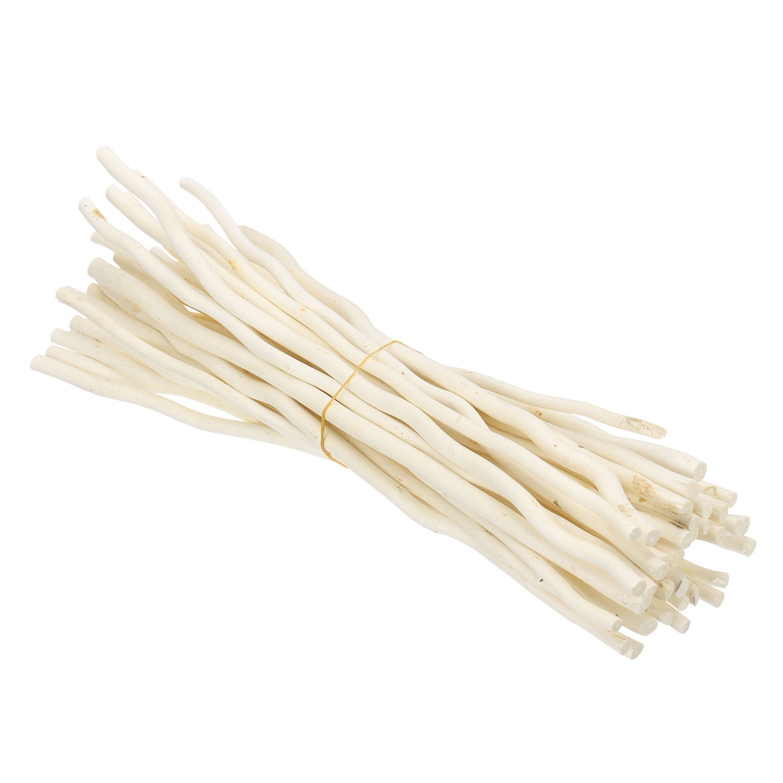 Uxcell 36 Pcs 40cm Wood Log Sticks, 0.2-0.5 inch in Diameter Natural Wood Craft Sticks, Dried Wood Sticks Decorative Wood Branch Sticks for DIY Crafts Accessory Photo Props, White